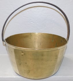 Antique Cast Brass Jelly Bucket