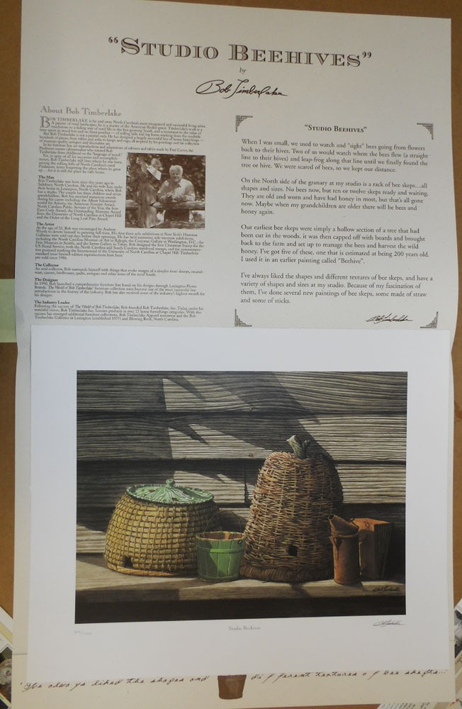 Unframed Bob Timberlake Print, "Studio Beehives" (1 of 6)