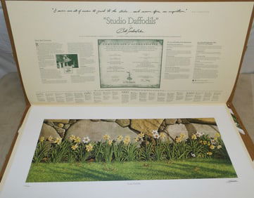 Unframed Bob Timberlake Print, "Studio Daffodils"