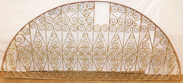 19th Century Forged Iron Gate Archway