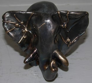 Sterling Elephant Figure Marked 925 JEM