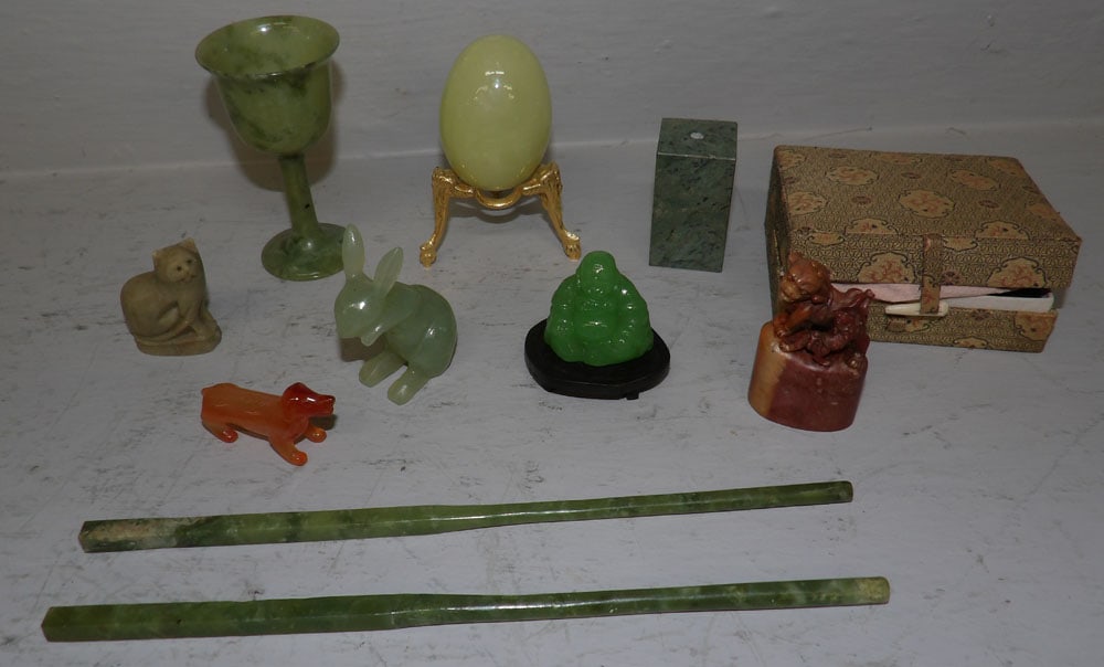 Lot of Oriental Stone Miniatures & Collectibles (1 of 4)