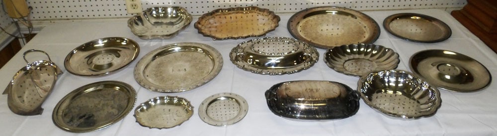 Lot Silver Plate Items (1 of 3)