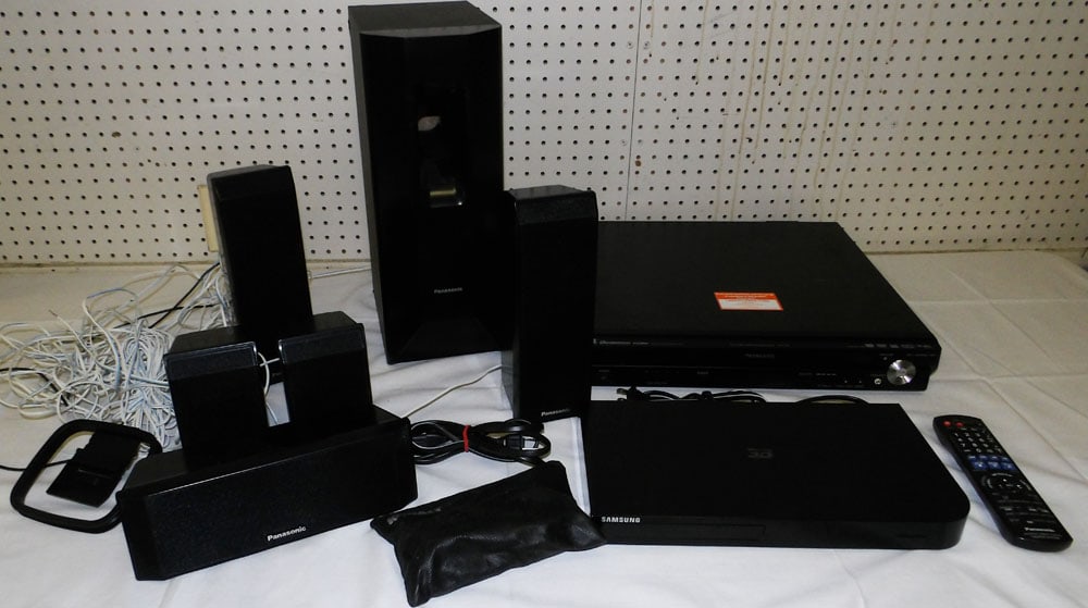 Lot Electronics - Panasonic Surround System - Samsung Blu Ray (1 of 5)