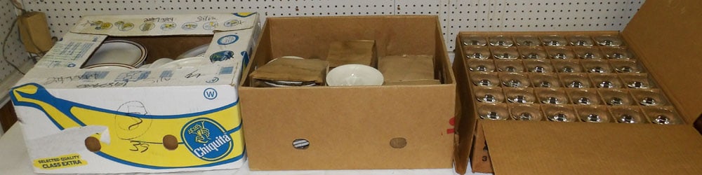 Lot Libbey Glass Stemware & Porcelain Items (1 of 8)