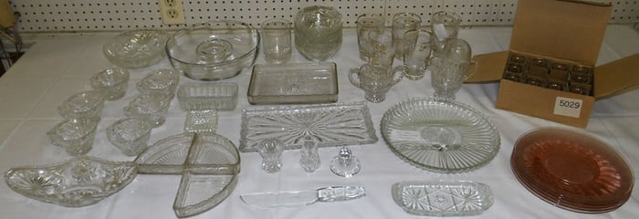 Lot Glass Items