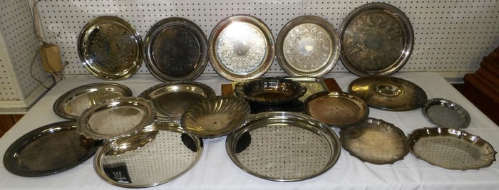 Lot Silver Plate Items