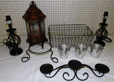Lot Metal Ware Decorator Items
