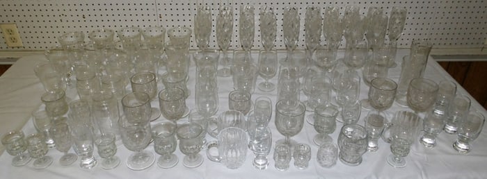 Lot Glass Stemware