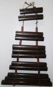 Hanging Rosewood Oriental Xylophone