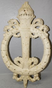 Painted Cast Iron Wall Hanging