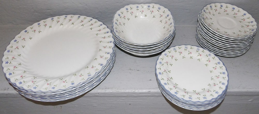 29 Pieces of Johnson Brothers China, "Melody" (1 of 3)