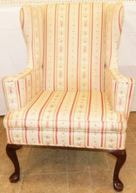 Upholstered Wing Back Chair