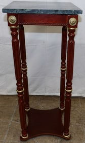 Cherry & Marble Top Stand