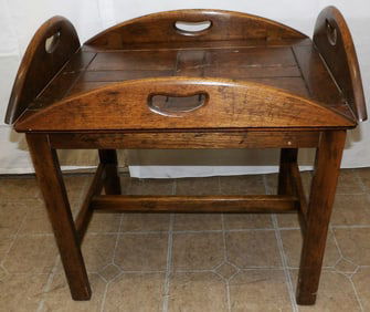Oak Butler's Tray Top Tea Table