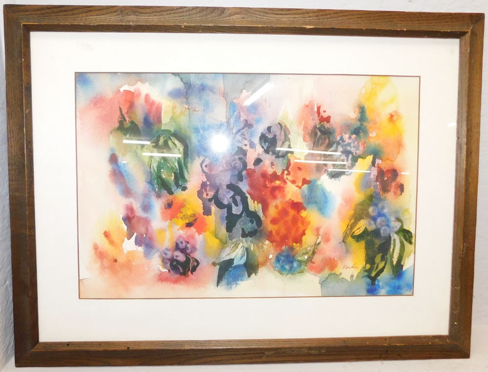 Framed Watercolor Artist Signed (1 of 4)
