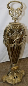 Brass Peacock Fire screen