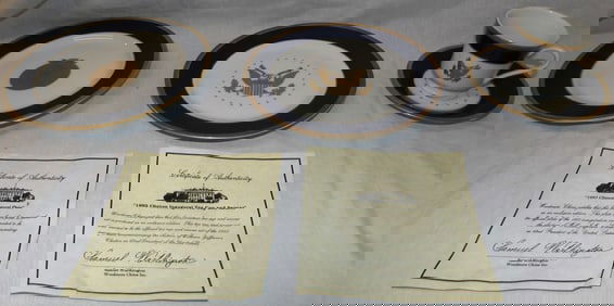 Lot of Bill Clinton Inaugural Woodmere China