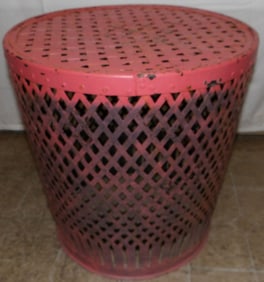 Painted Metal Open Work Stand