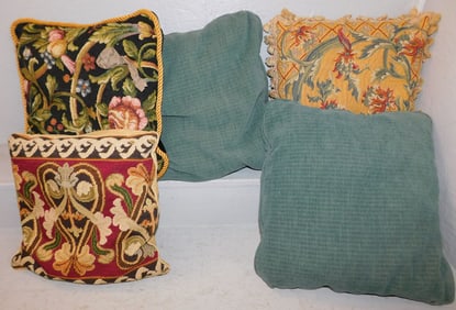 Lot of Pillows & Linens