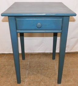 Painted Pine One Drawer Stand