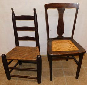 Two Antique Side Chairs
