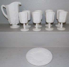Lot of Milk Glass Items