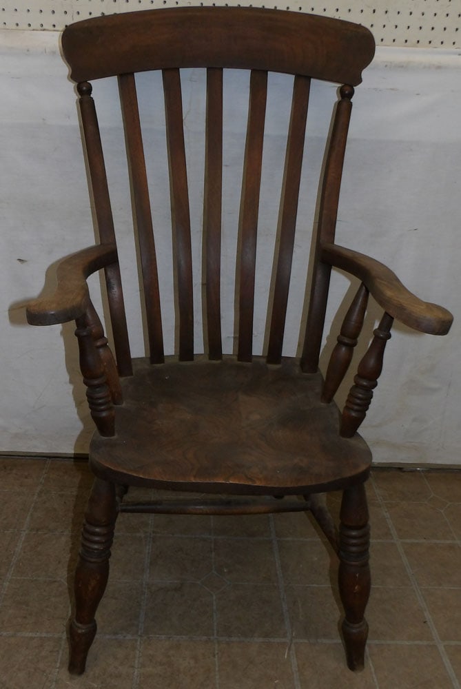 Antique Elmwood Arm Chair (1 of 3)