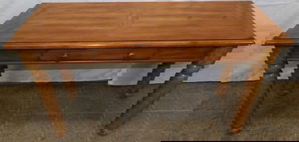 Mahogany One Drawer Console