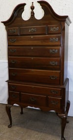 Cherry Queen Anne Style Highboy