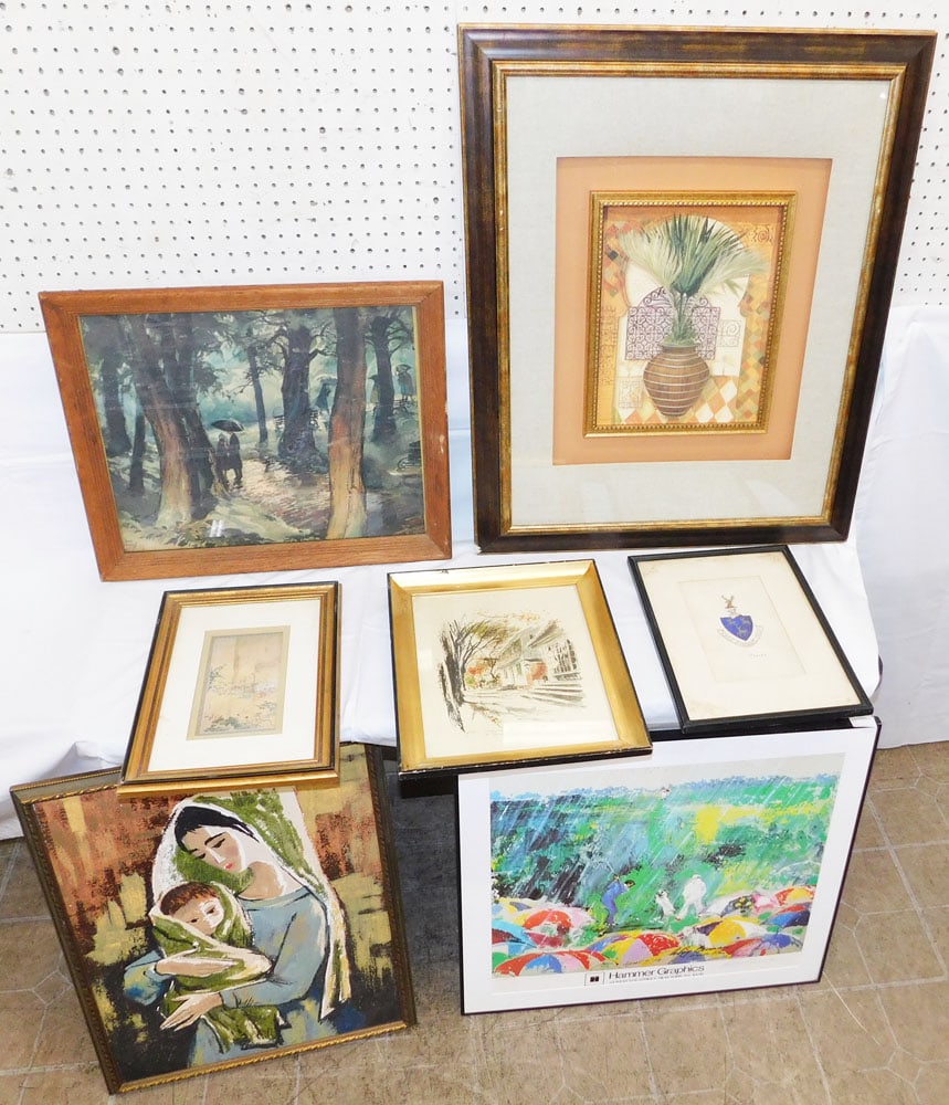 Seven Framed Prints (1 of 8)