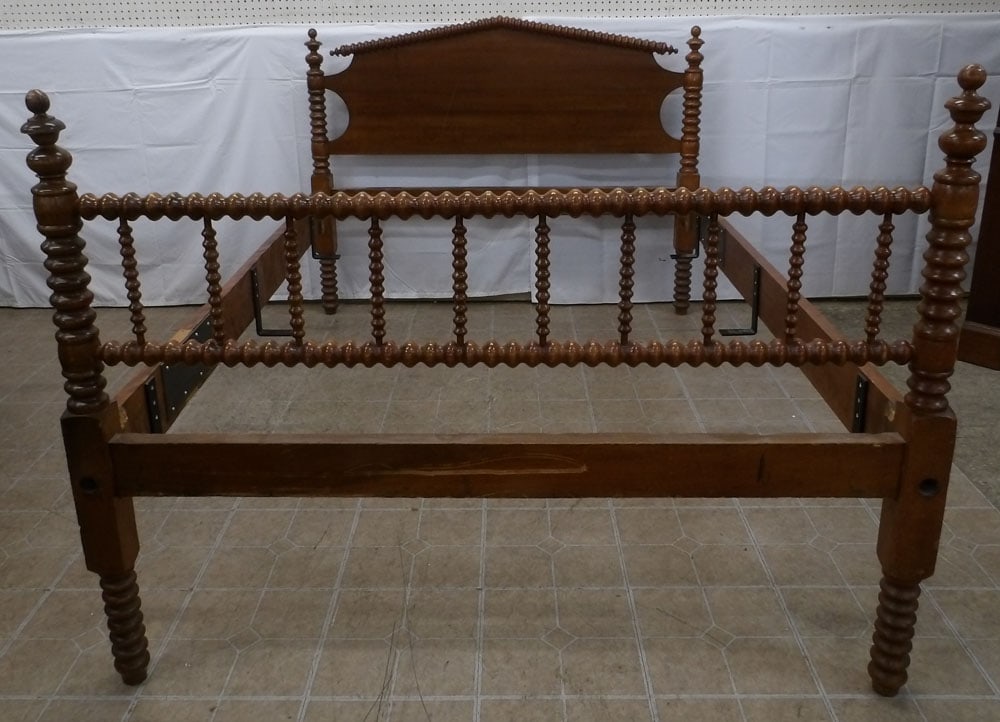 Cherry Jenny Lind Full Size Bed With Rails (1 of 7)
