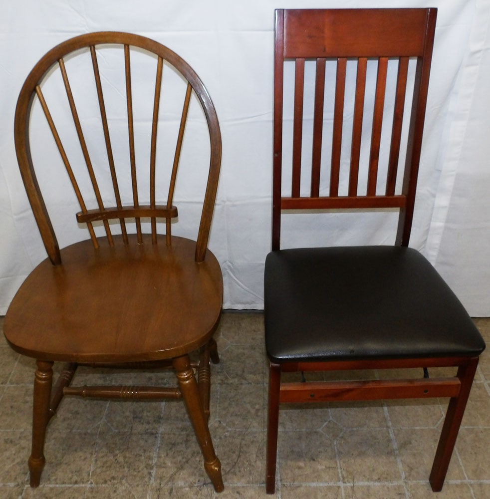 Folding Side Chair & Spindle Back Side Chair (1 of 7)