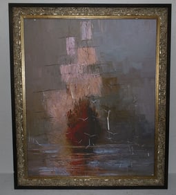 Framed Print On Canvas