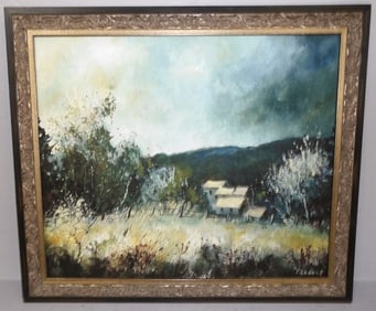 Framed Print On Canvas