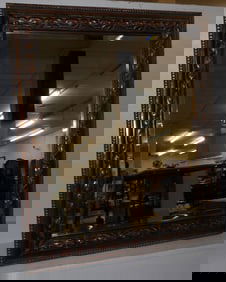 Painted Framed Bevel Mirror