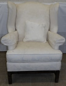 Upholstered Wing Back Chair