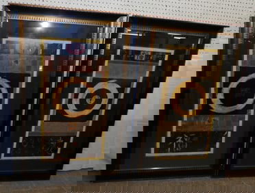 Pair Large Oriental Prints