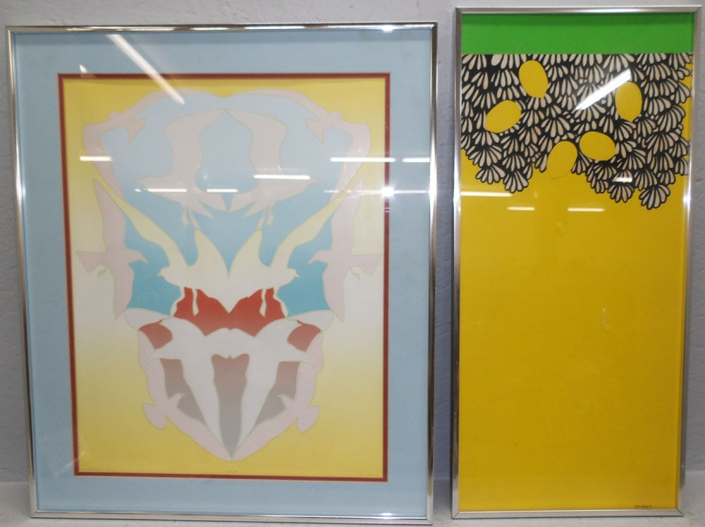 Two Framed Prints: Two Framed Prints. Up to 25" x 21 1/4" "ALL DESCRIPTIONS AND ANY CONDITION STATEMENT GIVEN BY LANGSTON AUCTION GALLERY ARE STRICTLY OPINIONS AND LANGSTON'S SHALL HAVE NO RESPONSIBILITY FOR ERRORS OR O