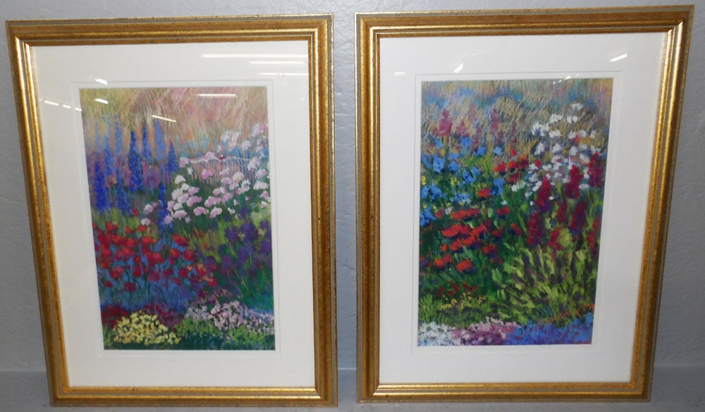 Two Framed Pastels Artist Signed Pappendick (1 of 4)
