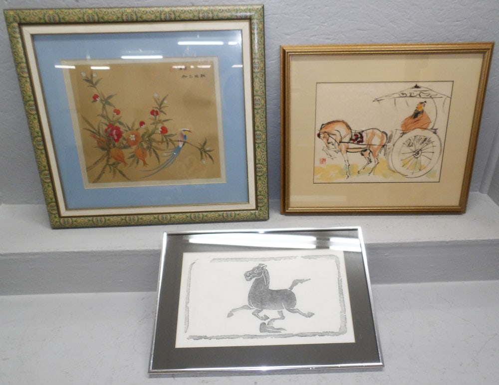 Three Oriental Watercolors (1 of 7)