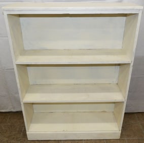 Painted Wood Bookshelf