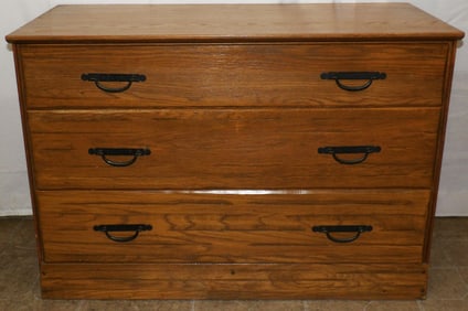 Oak Three Drawer Chest