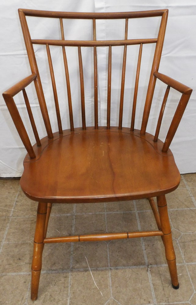 Cherry Windsor Style Arm Chair (1 of 3)