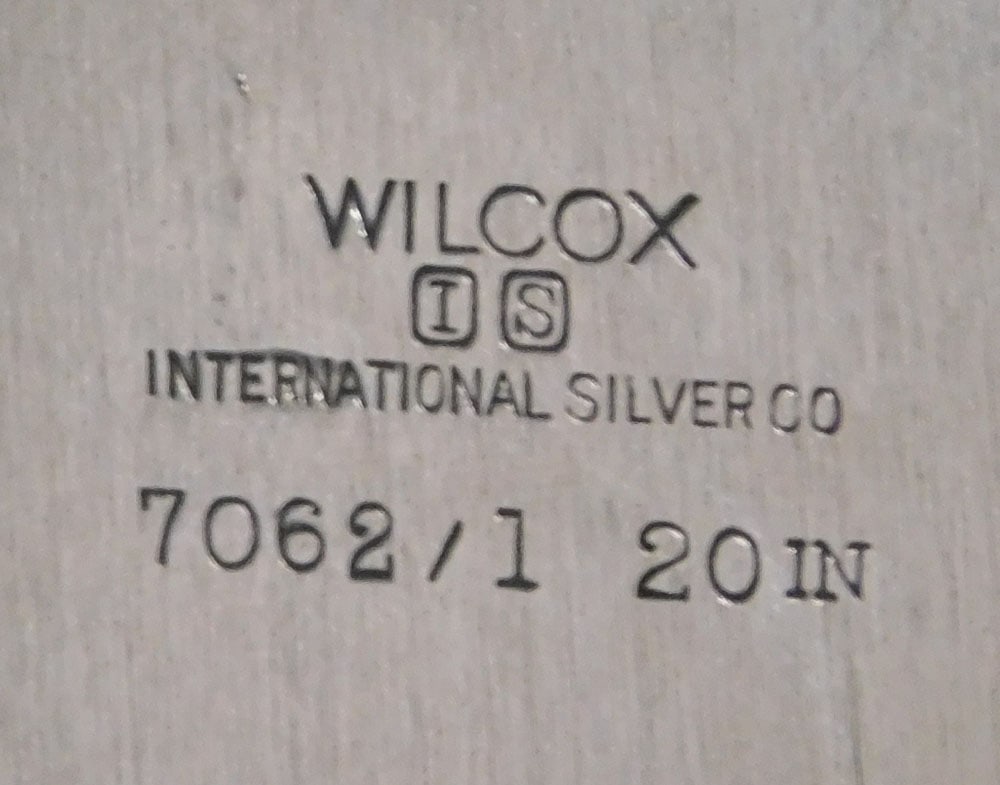 Oval Silverplated Serving Tray by Wilcox - 3