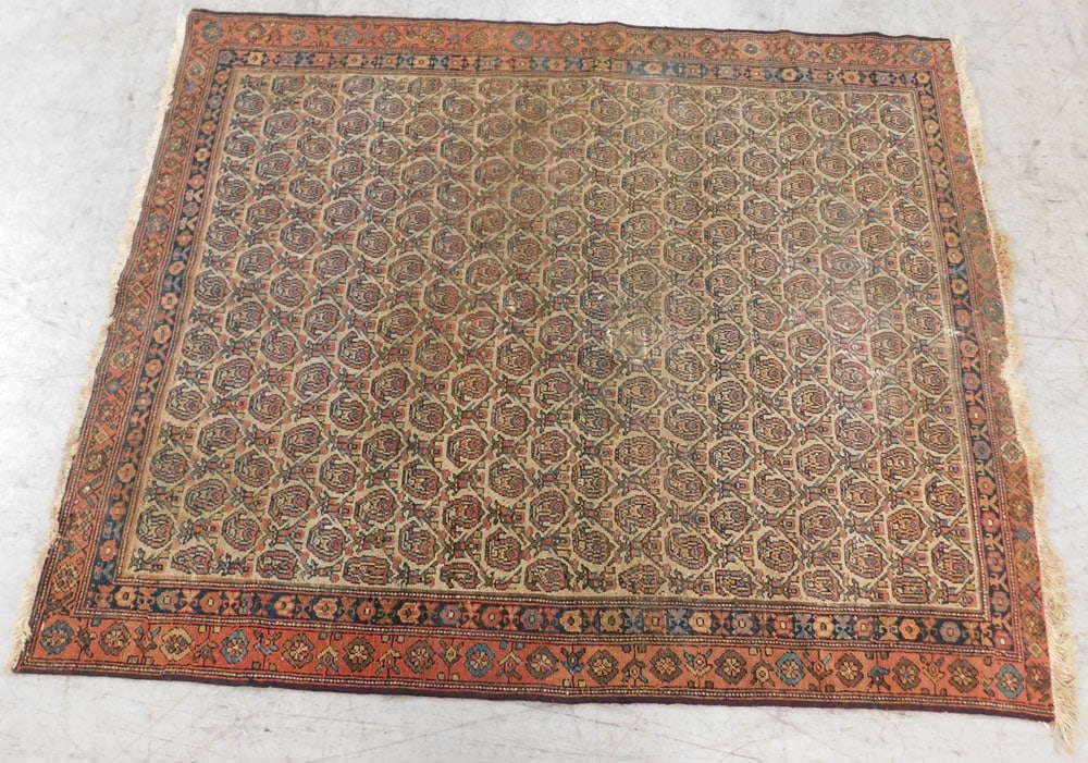 4' 11" x 6' 19th Century Hand Made Oriental Rug (1 of 8)