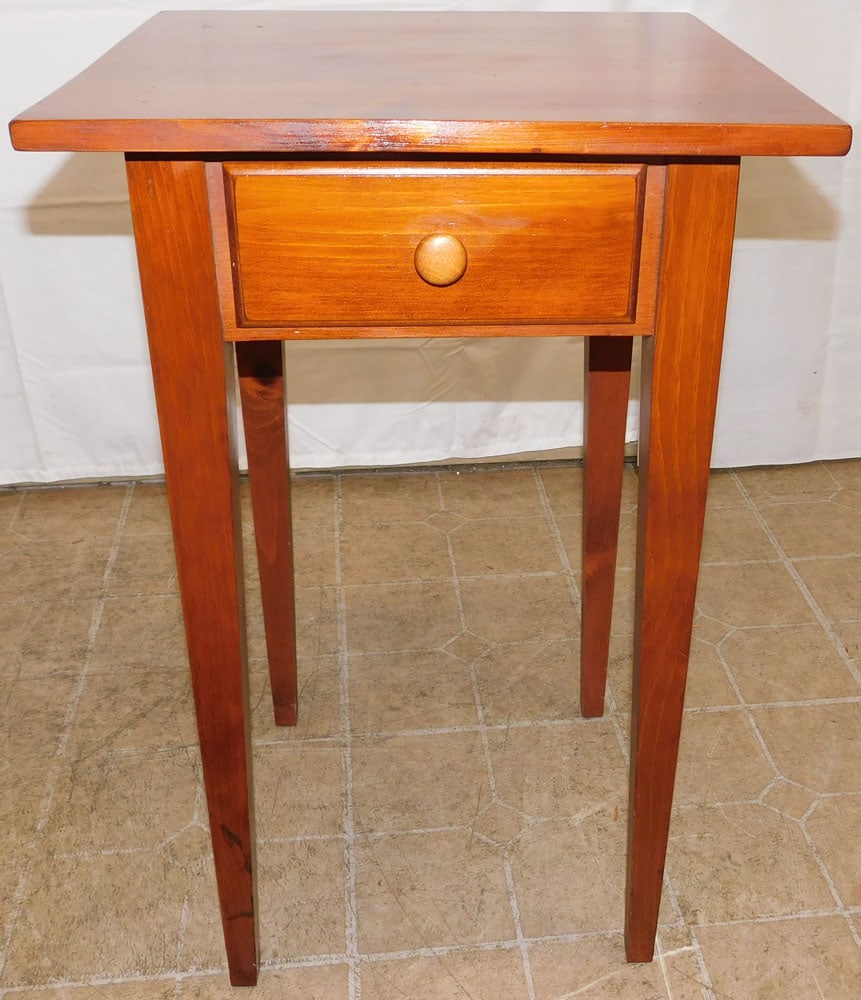 Bench Made Pine One Drawer Stand by Seely, WV Cabinetmaker (1 of 7)