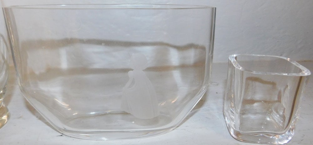 Four Signed Orrefors Vases - 4