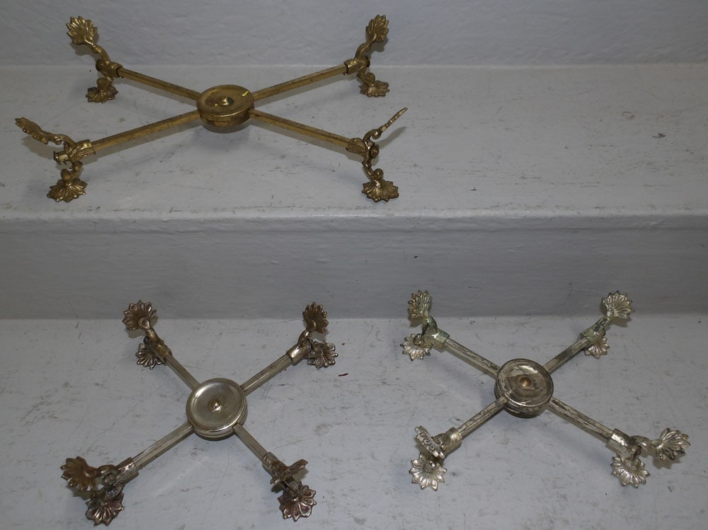 Three Brass Trivets - 2