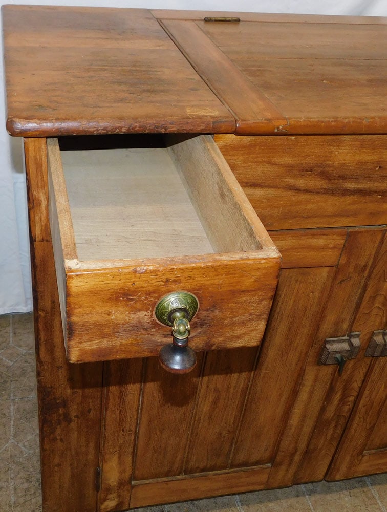 Antique Pine Dry Sink - 4
